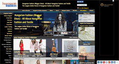 Desktop Screenshot of hungarianfashion.com